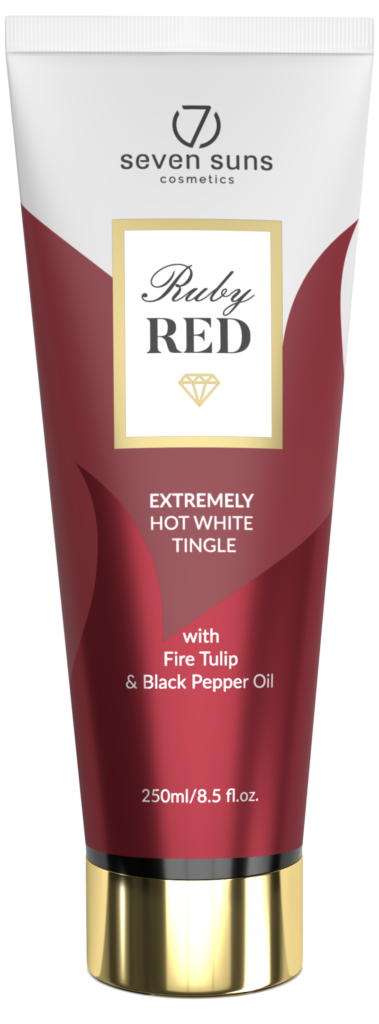 Ruby Red white tingle tube