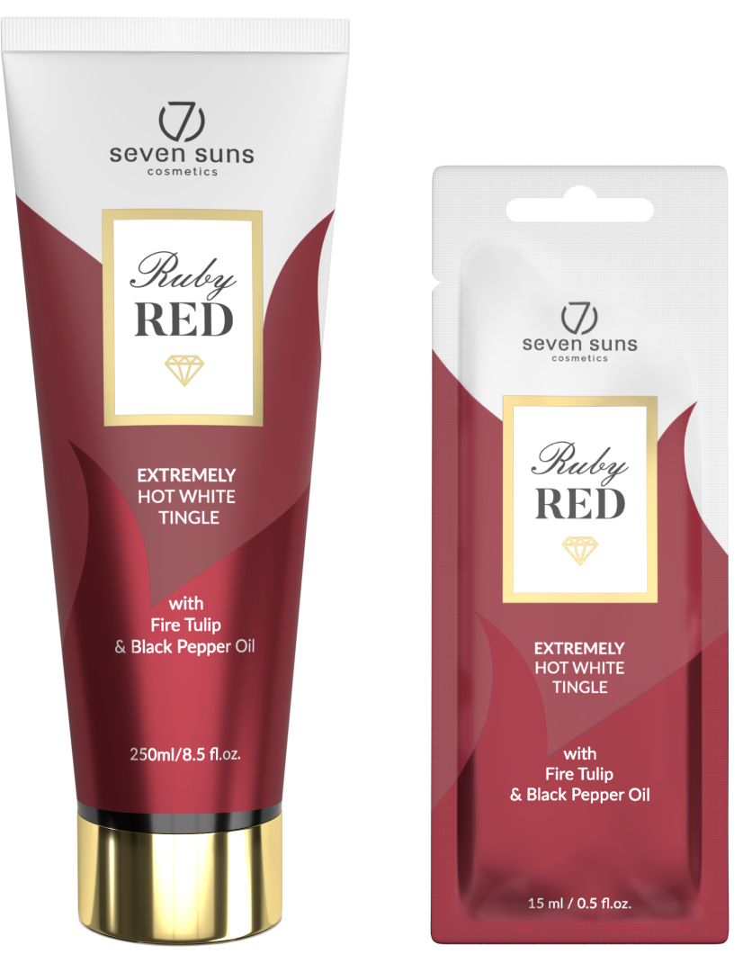 Ruby Red hot tingle tube and sachet