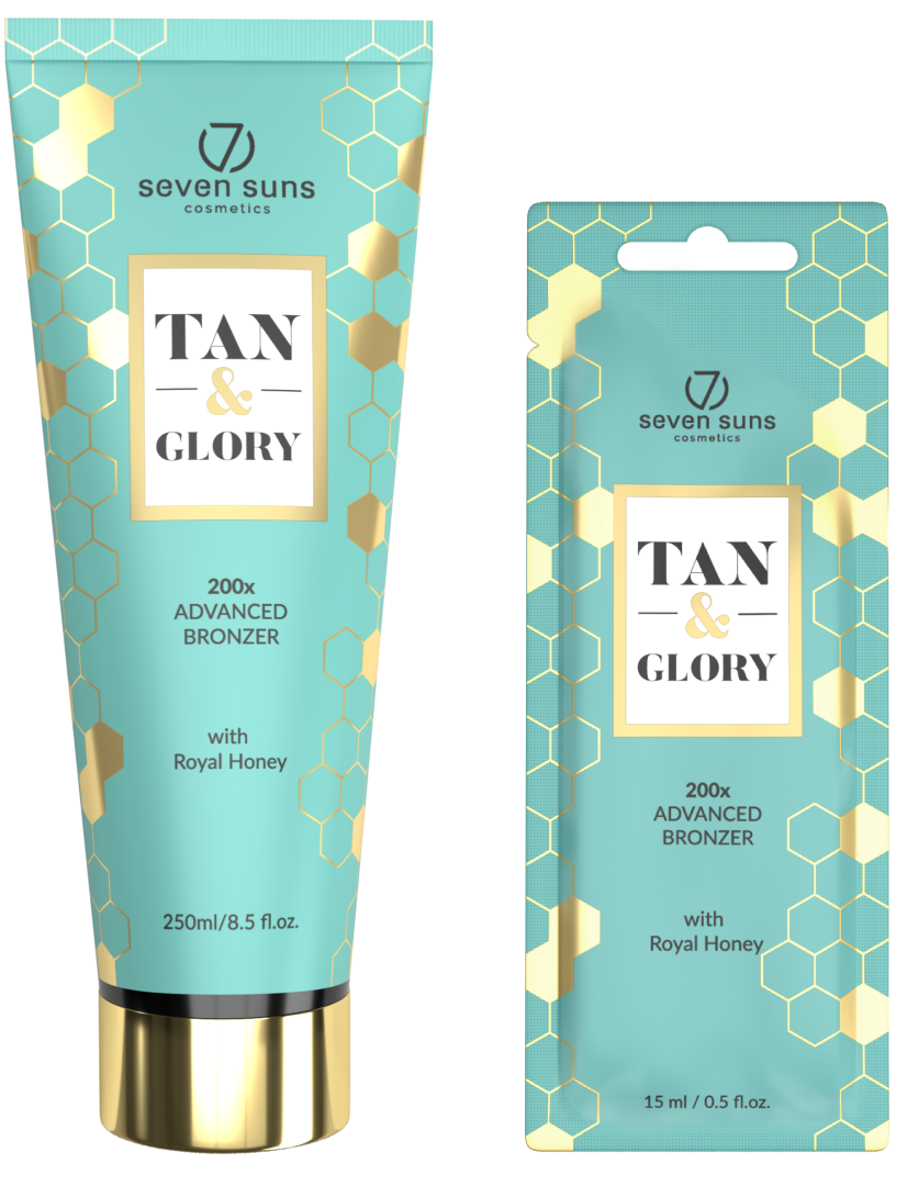 Tan & Glory bronzer tube and sachet