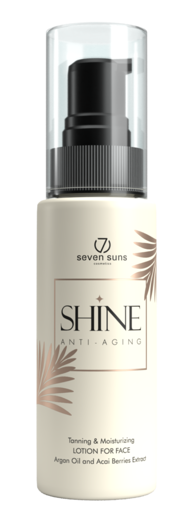 Shine bottle tanning lotion