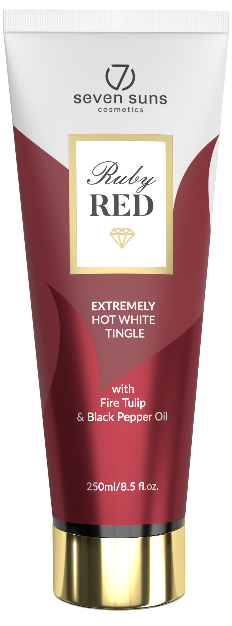Ruby Red white tingle tube