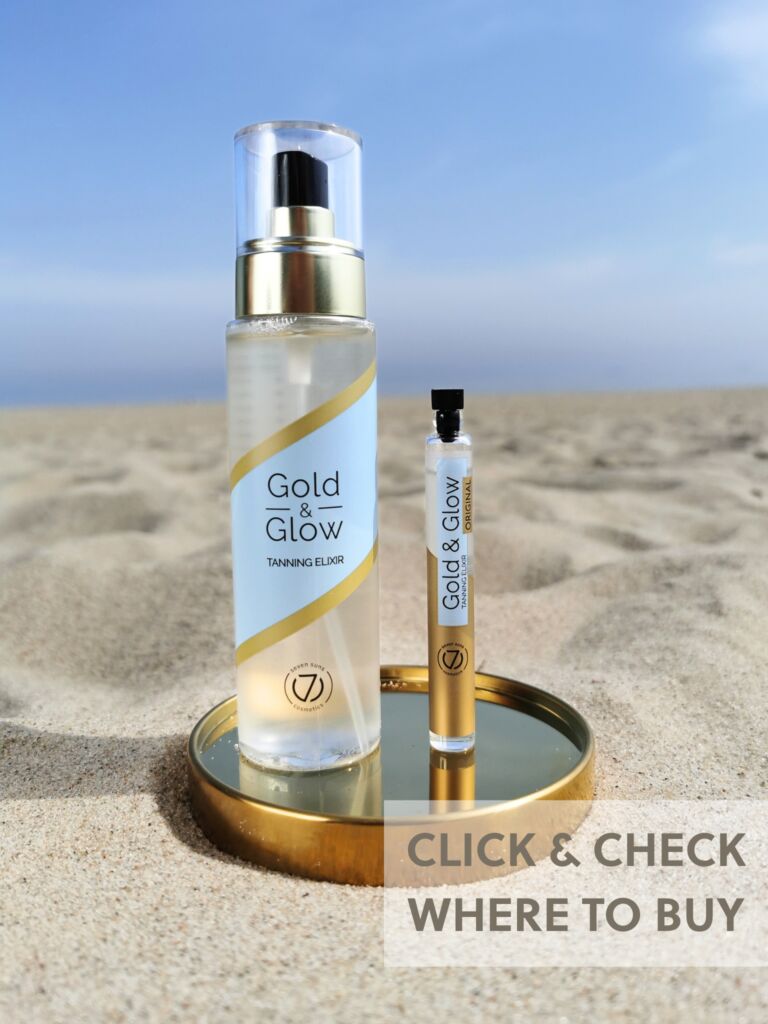 Gold & Glow original bottle & vial